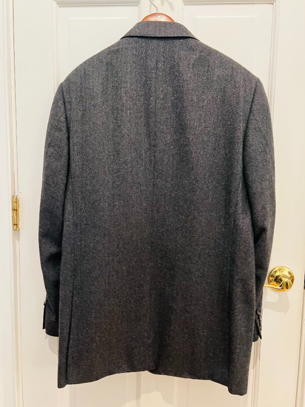 Vintage USA MADE 42R  100% Wool Heavyweight Tweed Blazer Sport Coat - Picture 2 of 16